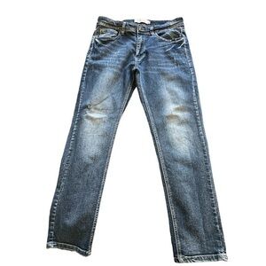 Stitches & Rivets 32x30 Denim Blue Jeans EUC #1473